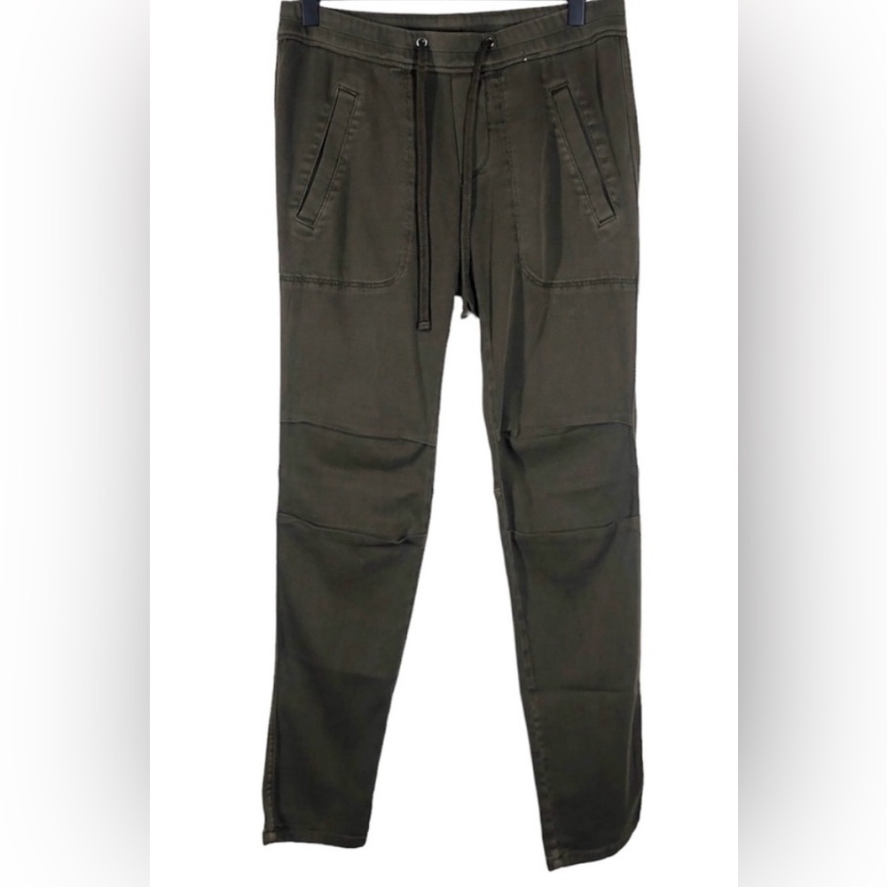 James Perse Green Soft Drape Utility Jogger Sweatpants Size 0 XS